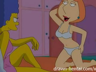 Lesbid hentai - lois griffin ja marge simpson