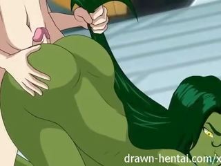 Grand cuatro hentai - she-hulk fundición