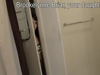 Brookelynn briar daughater encouraging cha đến kiêm trên cô ấy đối mặt