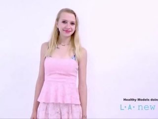 TEEN SUPERMODEL SWALLOWS CUM AT CASTING AUDITION