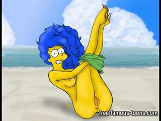 Simpsons adulte agrafe parodie