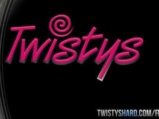 Twistys कठिन - एशले एडम्स हो जाता है कम सब ओवर उसकी टिट्स